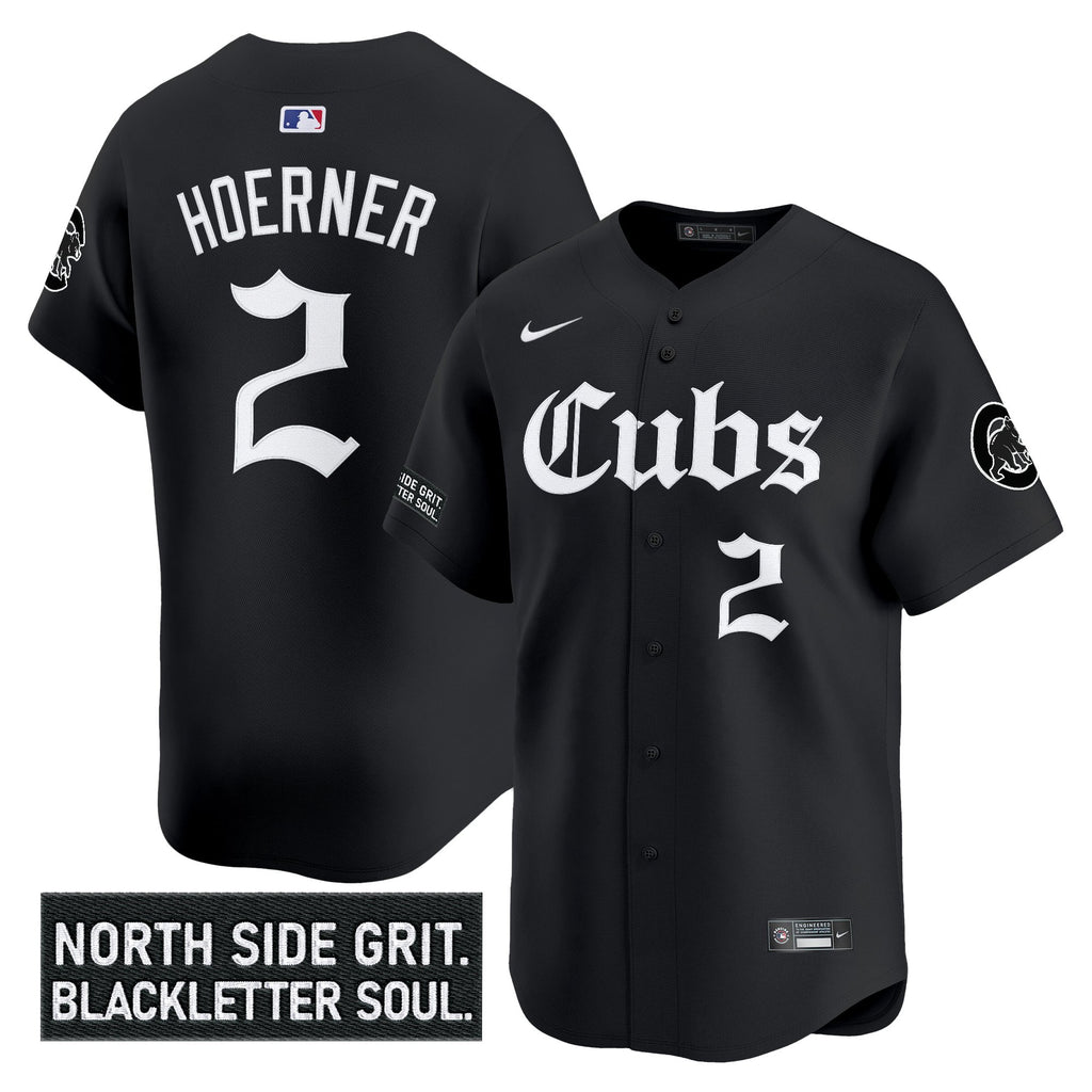 Men's Chicago Cubs 'Gothic North Side Edition' Vapor Premier Limited Jersey - All Stitched