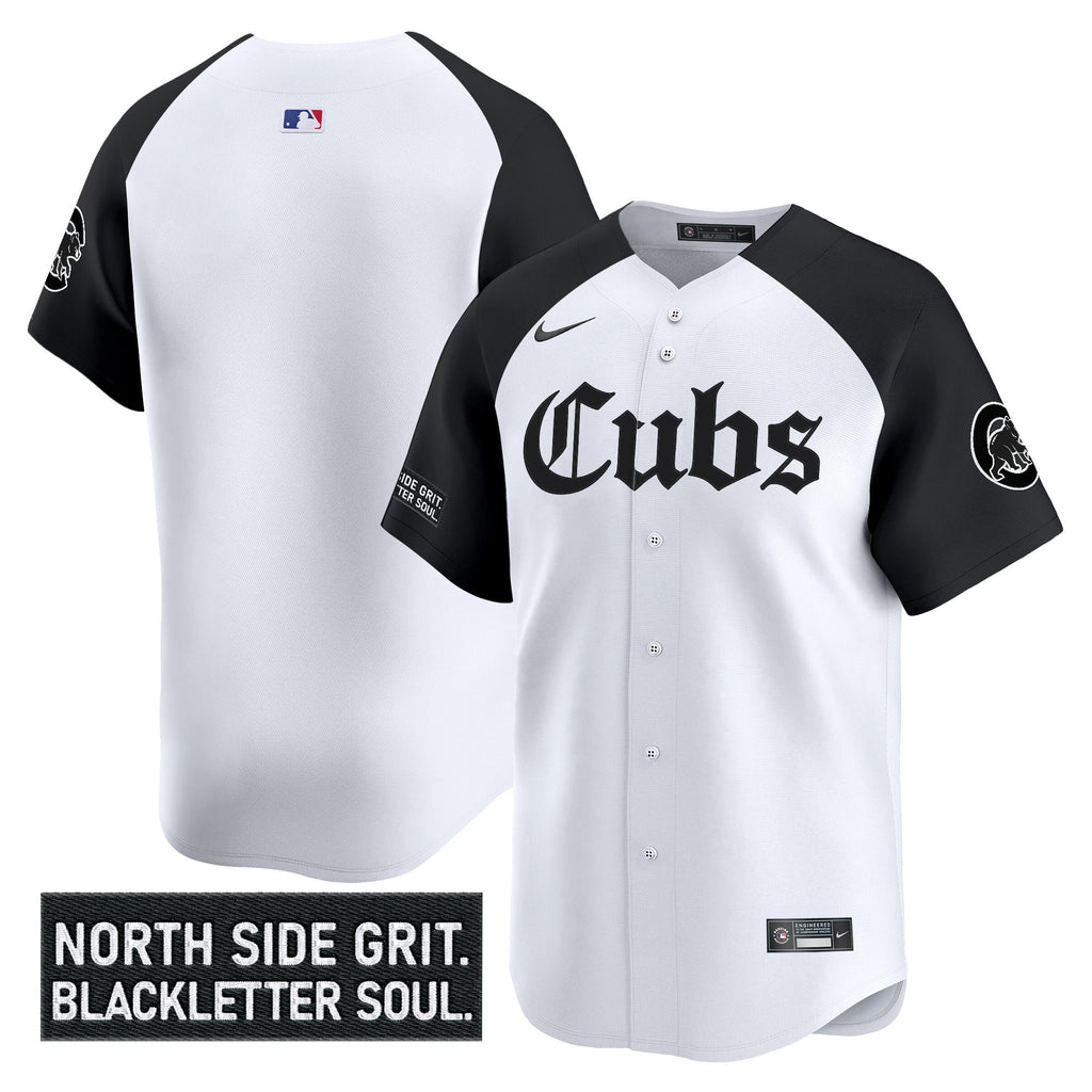 Men's Chicago Cubs 'Gothic North Side Edition' Vapor Premier Limited Jersey - All Stitched
