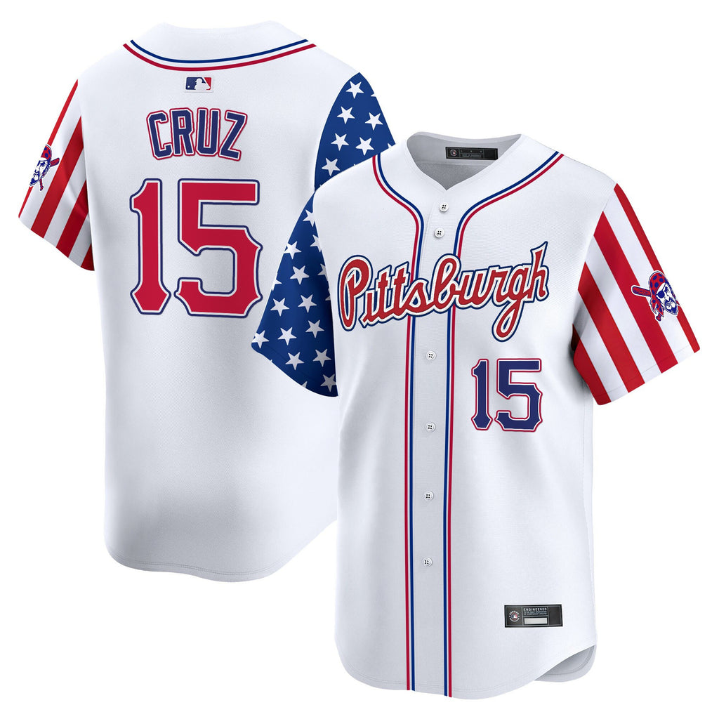 Men's Pittsburgh Pirates 2025 Independence Day Vapor Premier Limited Jersey - All Stitched