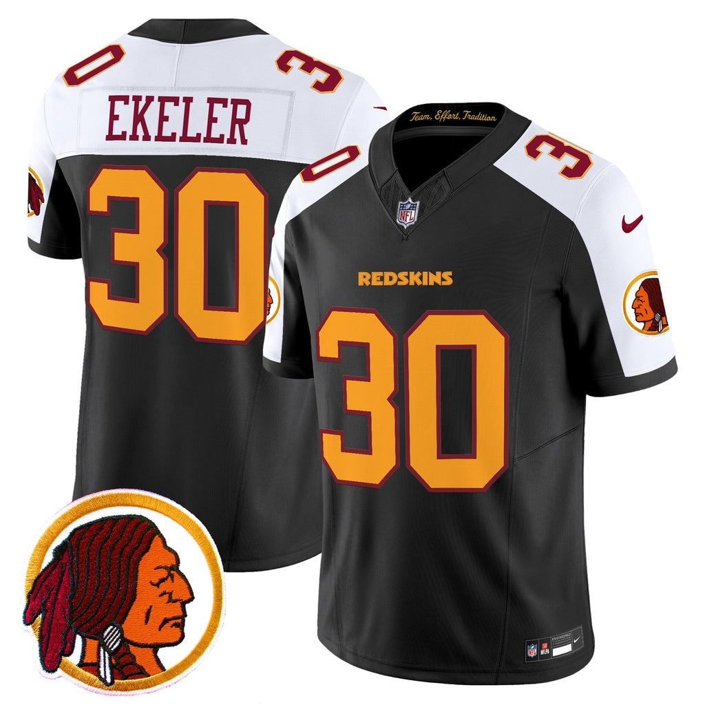 Men's Washington Redskins Throwback Vapor Limited Jersey V2 - All Stitched