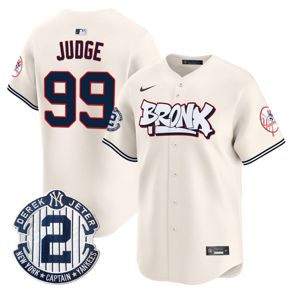 NYY The Bronx Graffiti Vapor Premier Limited Jersey V4 - Stitched