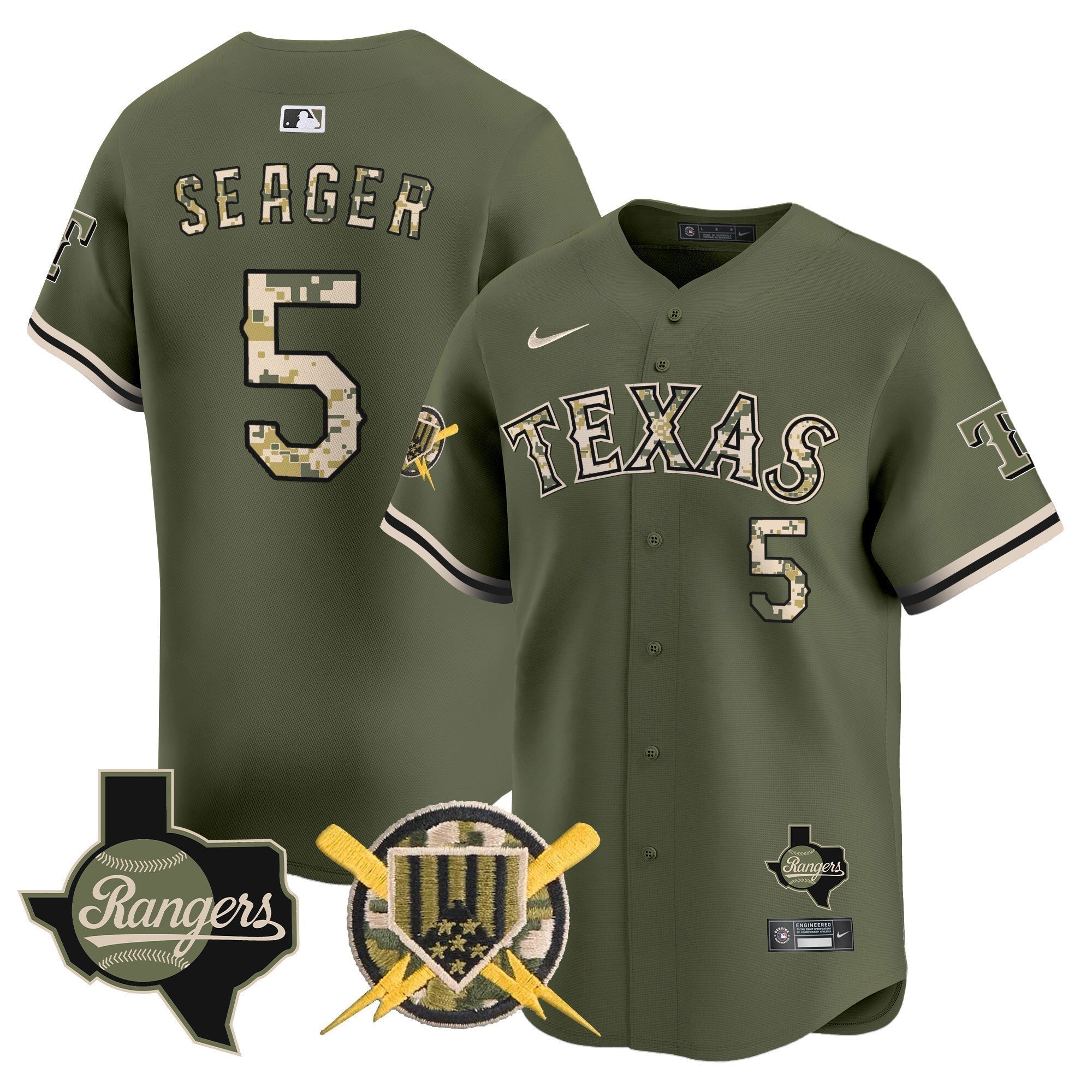 TEX Armed Forces Day Vapor Premier Limited Jersey - All Stitched