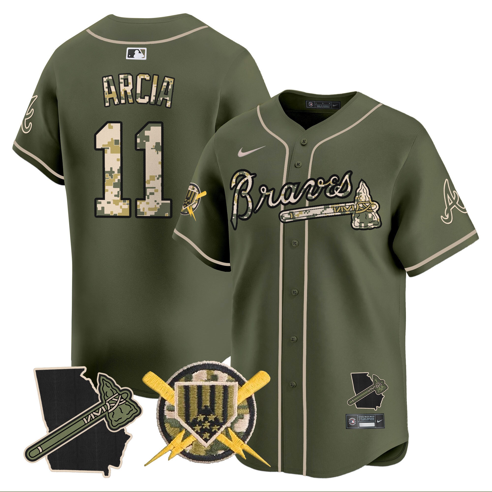 ATL Armed Forces Day Vapor Premier Limited Jersey - Stitched
