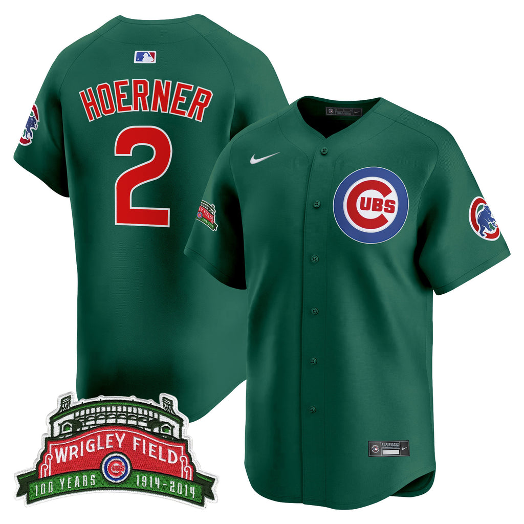 Men's Chicago Cubs Wrigley Field Style Vapor Premier Limited Jersey - All Stitched