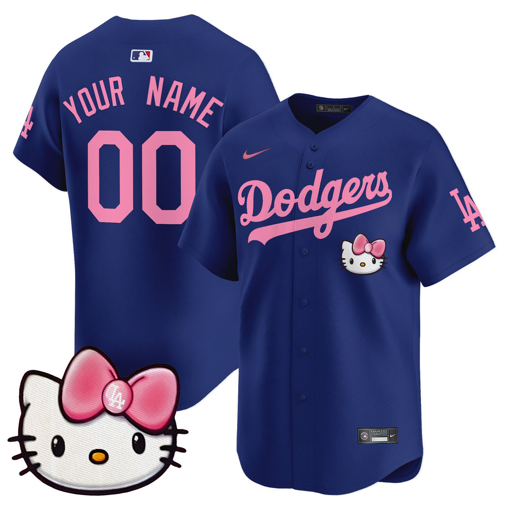 Dodgers 2025 Hello Kitty Vapor Premier Limited Custom Jersey  All Stitched