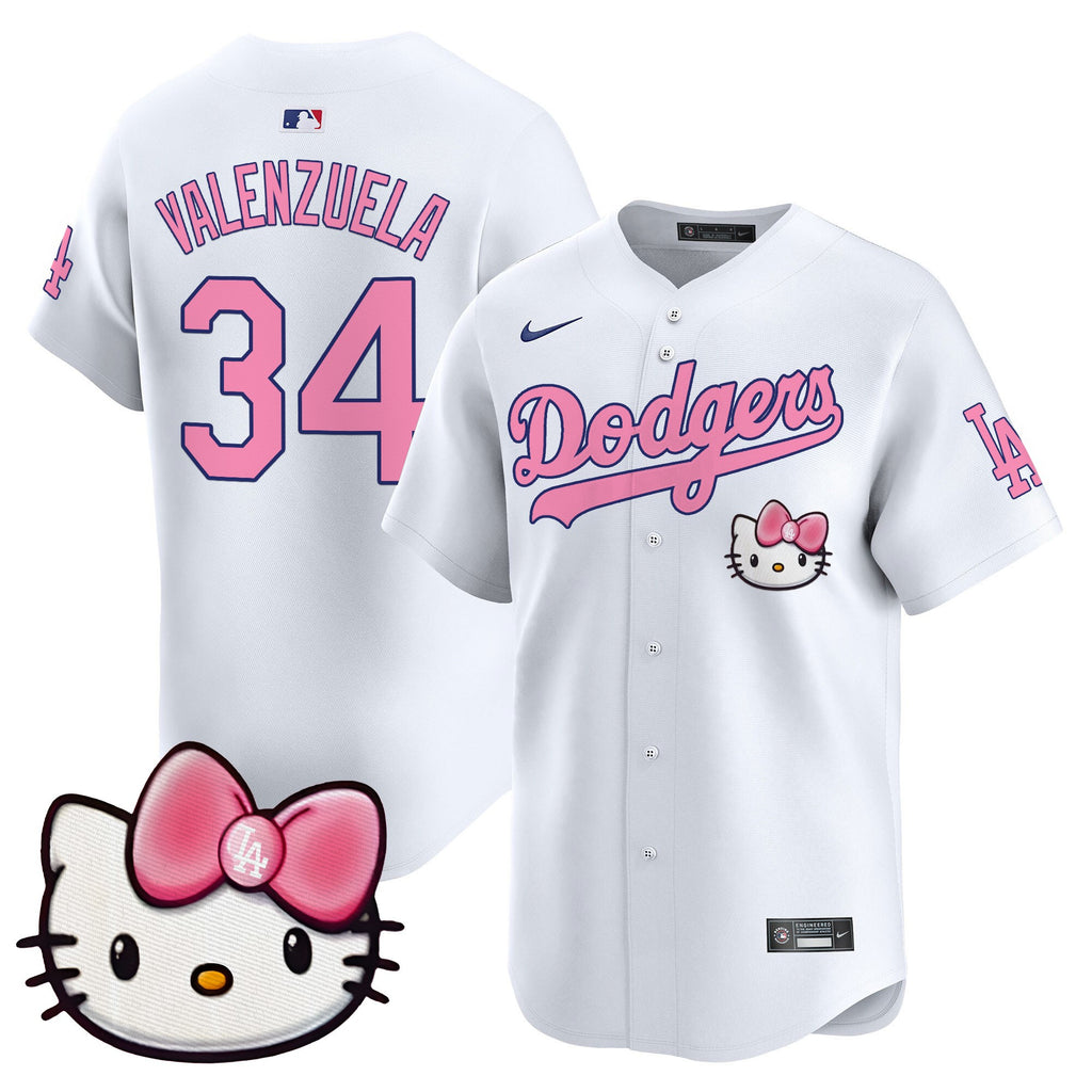 Unisex Dodgers 2025 Hello Kitty Vapor Premier Limited Jersey  All Stitched