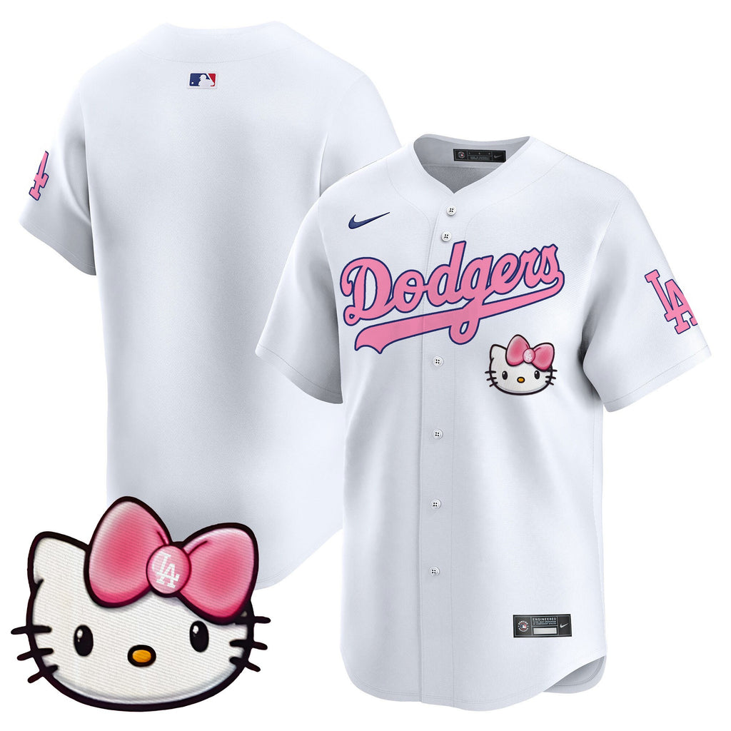 Unisex Dodgers 2025 Hello Kitty Vapor Premier Limited Jersey  All Stitched