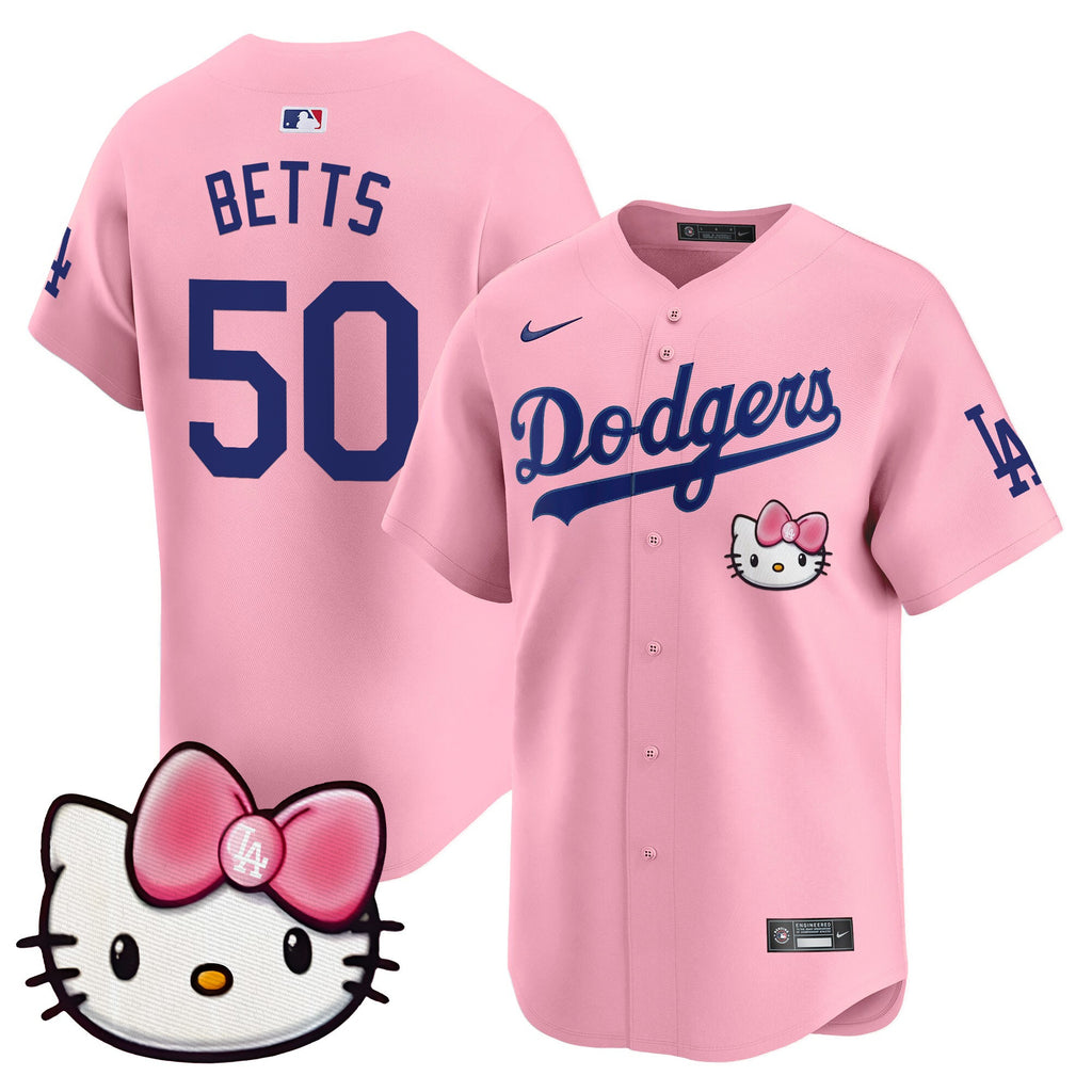 Unisex Dodgers 2025 Hello Kitty Vapor Premier Limited Jersey  All Stitched