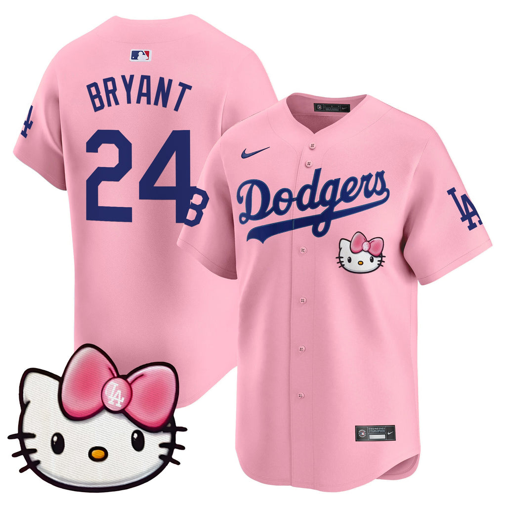 Unisex Dodgers 2025 Hello Kitty Vapor Premier Limited Jersey  All Stitched