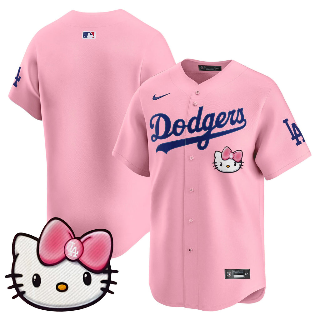 Unisex Dodgers 2025 Hello Kitty Vapor Premier Limited Jersey  All Stitched