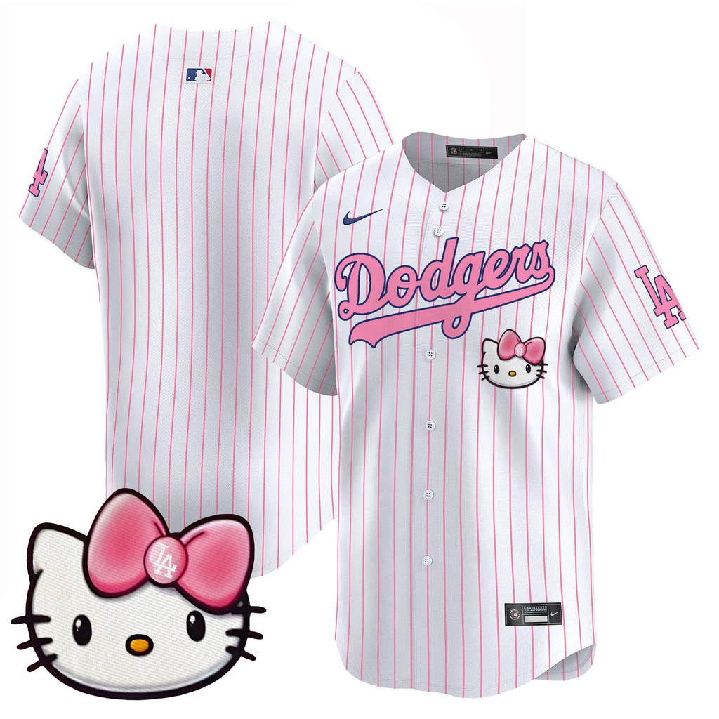 Unisex Dodgers 2025 Hello Kitty Vapor Premier Limited Jersey  All Stitched