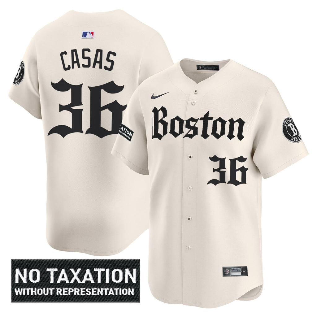 Men's Boston Red Sox 'Retro Newspaper Edition' Vapor Premier Limited Jersey - All Stitched