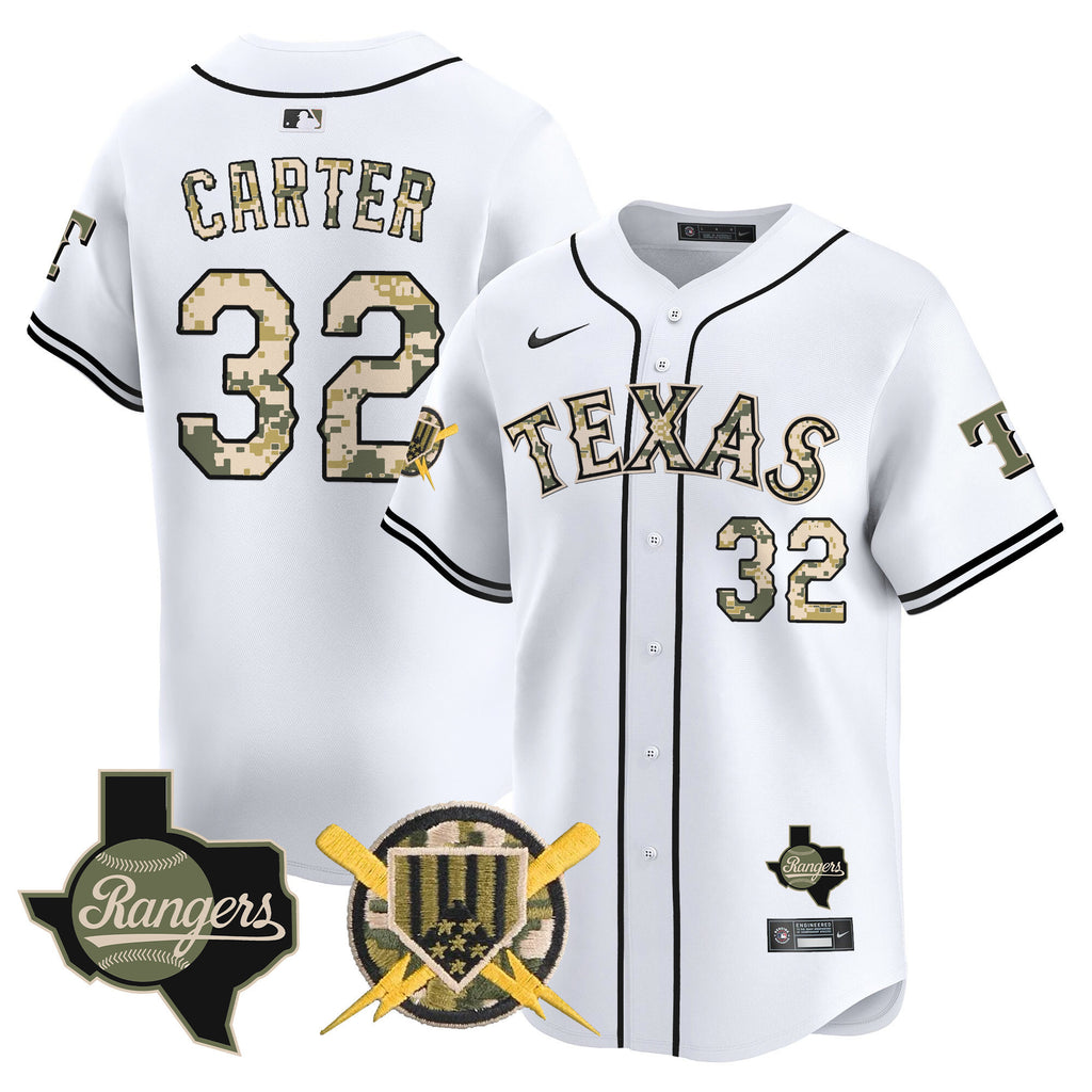 Men's Texas Rangers Armed Forces Day Vapor Premier Limited Jersey - All Stitched