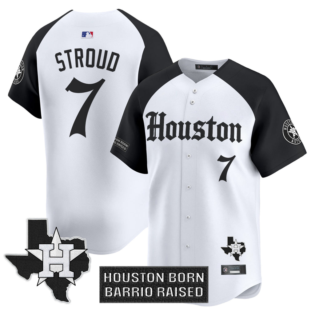 Men's Houston Astros 'Gothic Edition' Vapor Premier Limited Jersey V2 - All Stitched