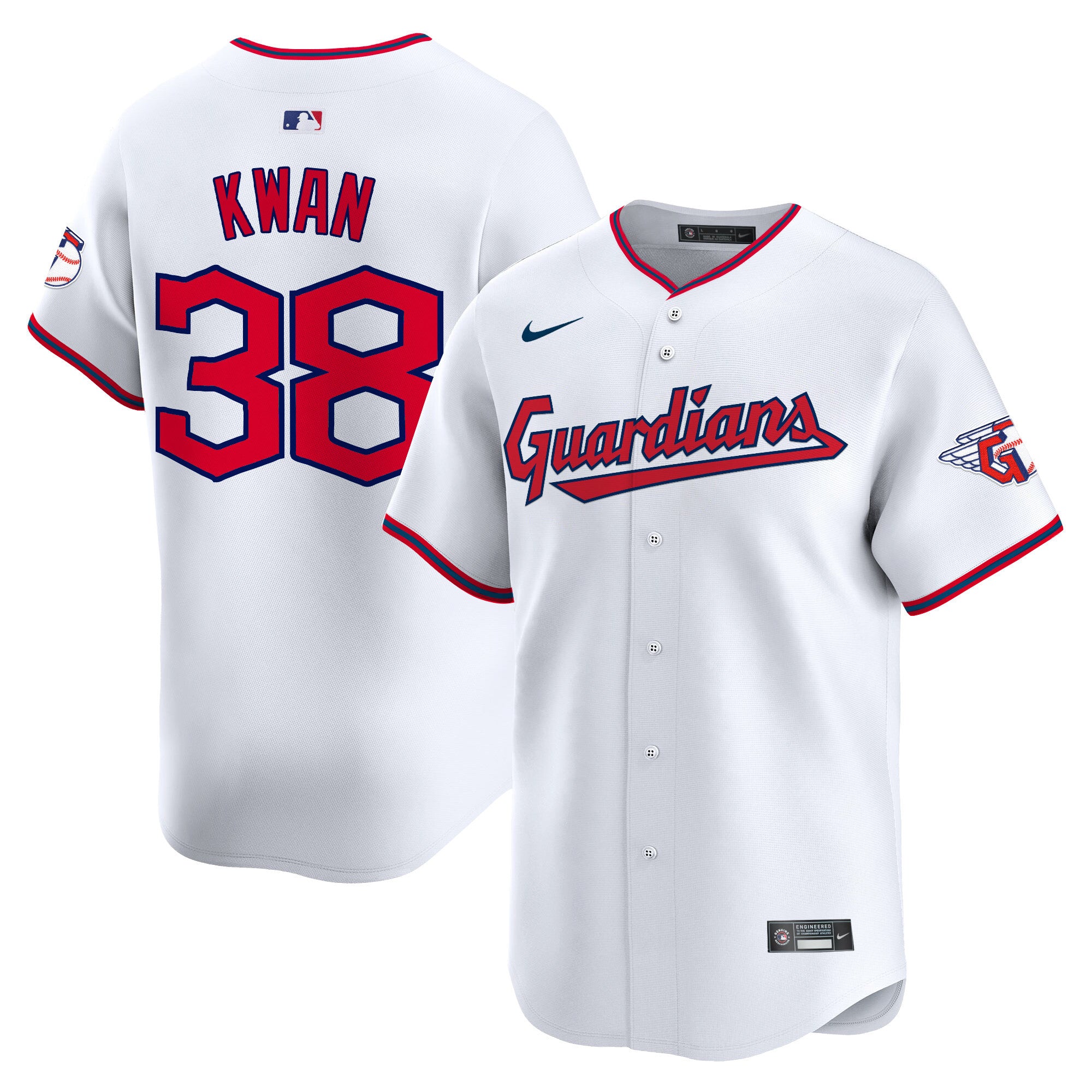 Men's Cleveland Guardians 2025 Vapor Premier Limited Jersey - All Stitched