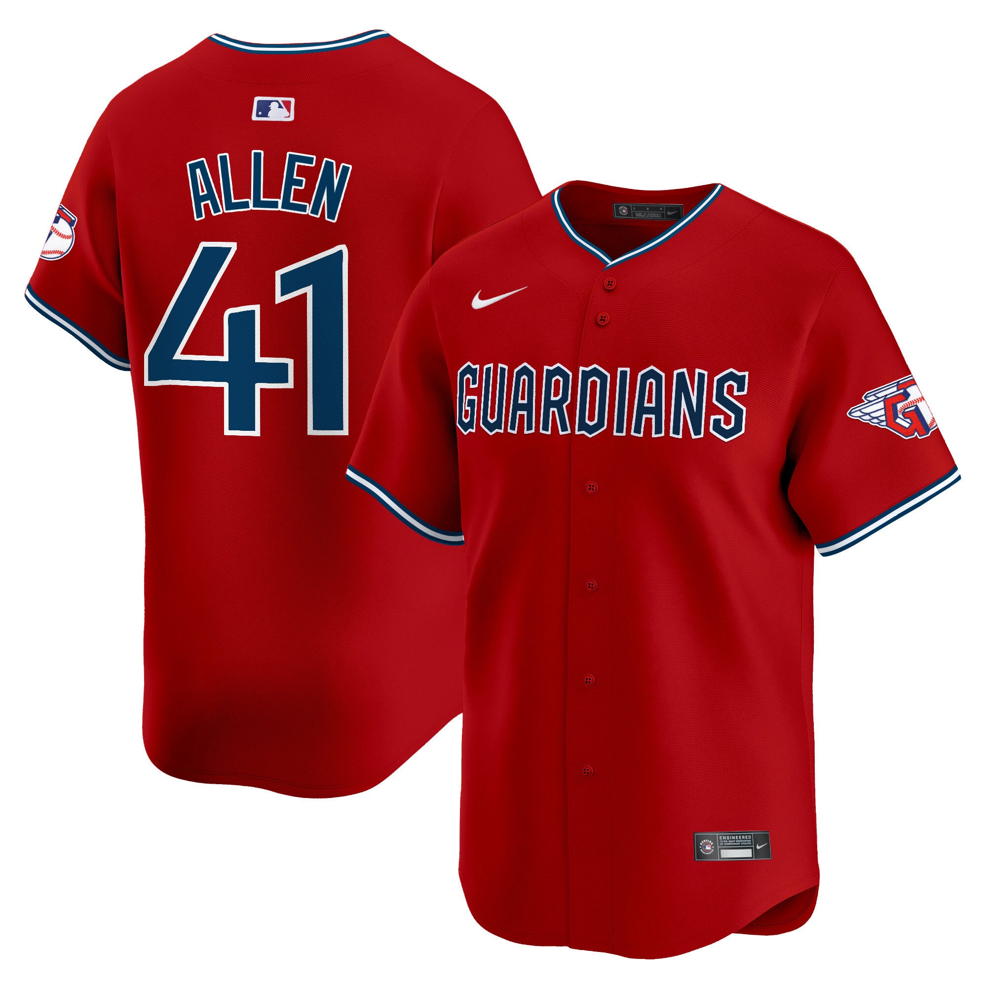 Men's Cleveland Guardians 2025 Vapor Premier Limited Jersey - All Stitched