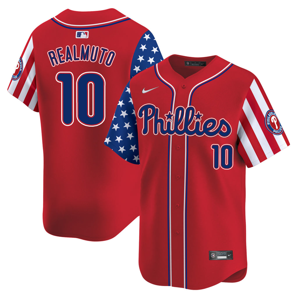 Men's Phillies 2025 Independence Day Vapor Premier Limited Jersey - All Stitched