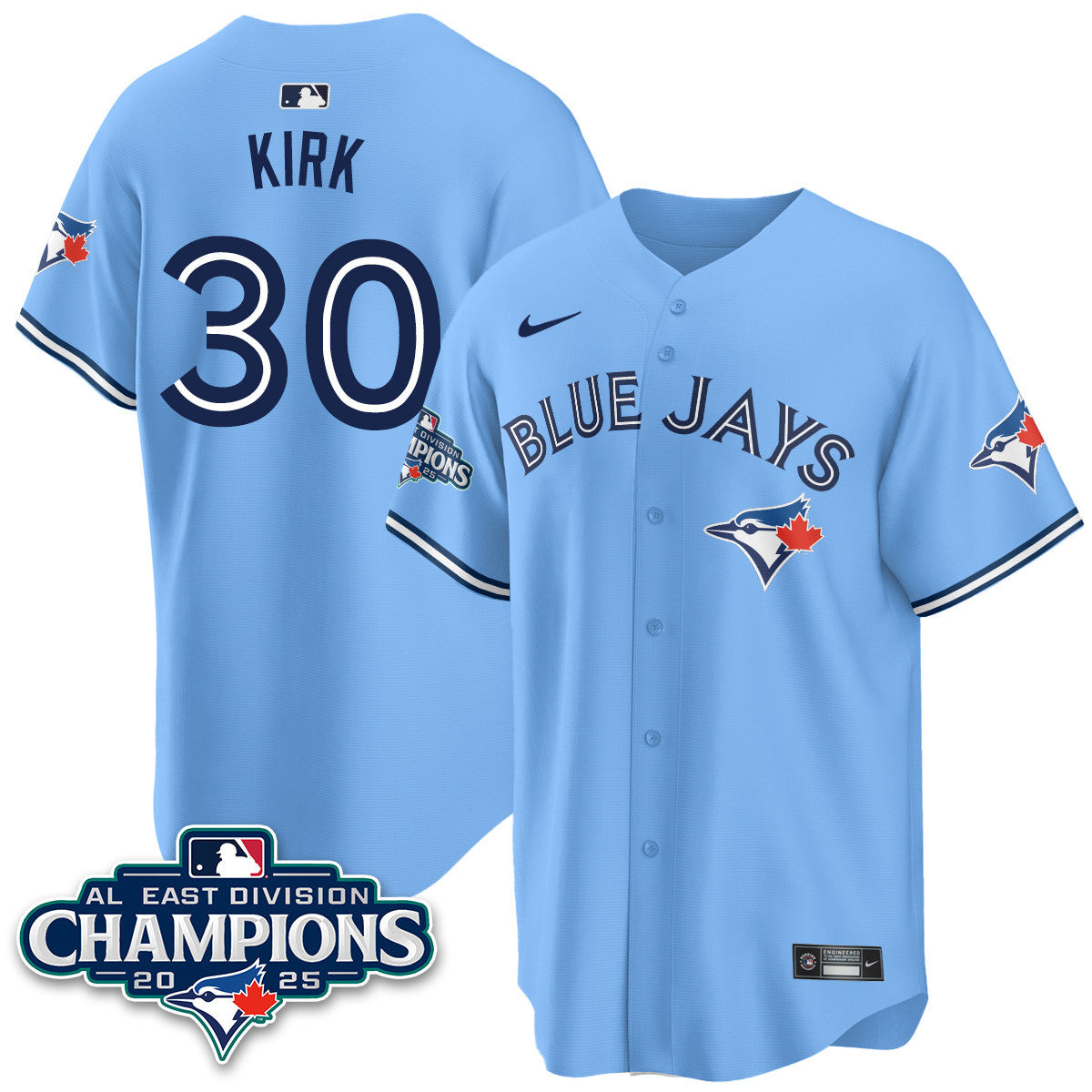 TOR AL East Division Champions Men Jersey - All Stitched