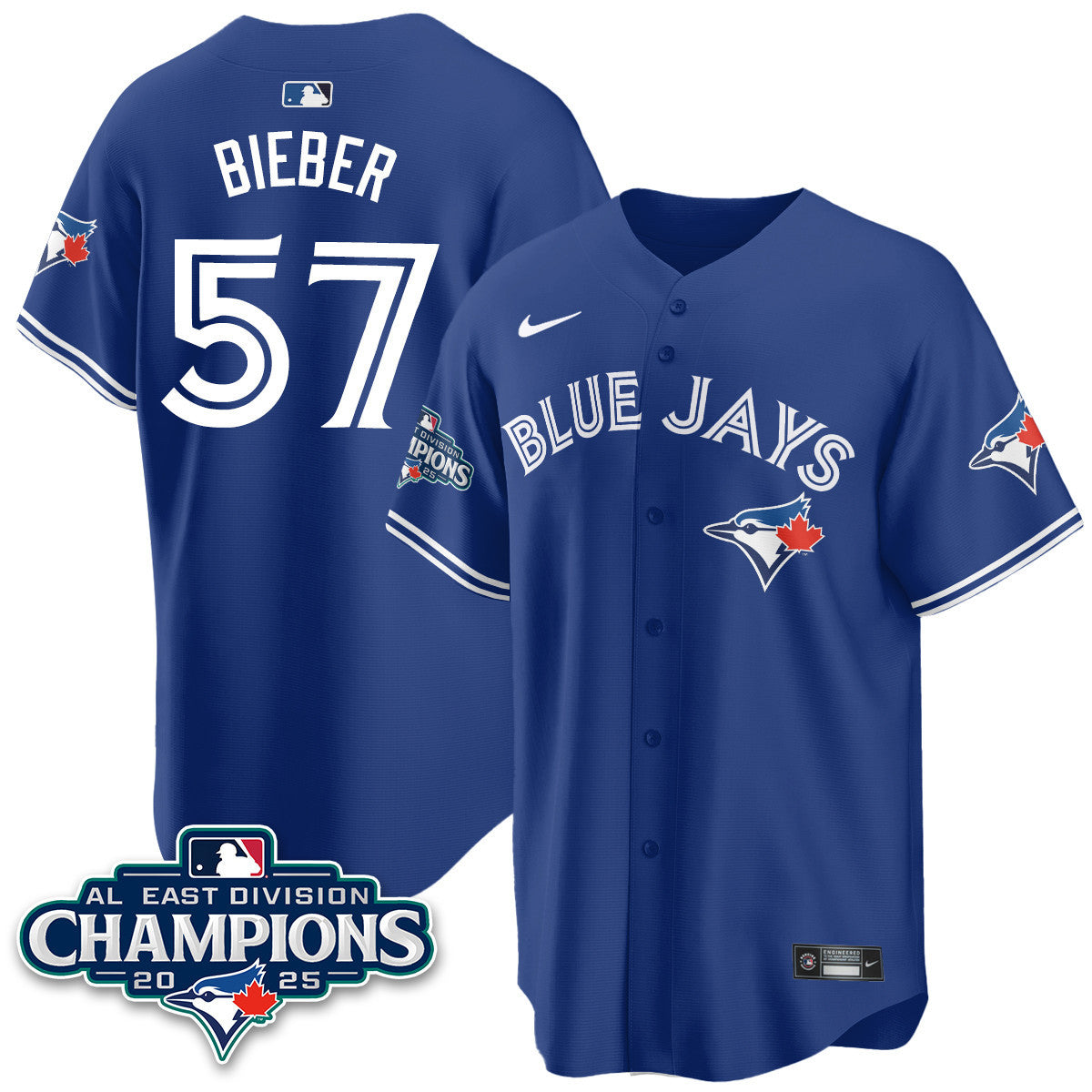 TOR AL East Division Champions Men Jersey - All Stitched