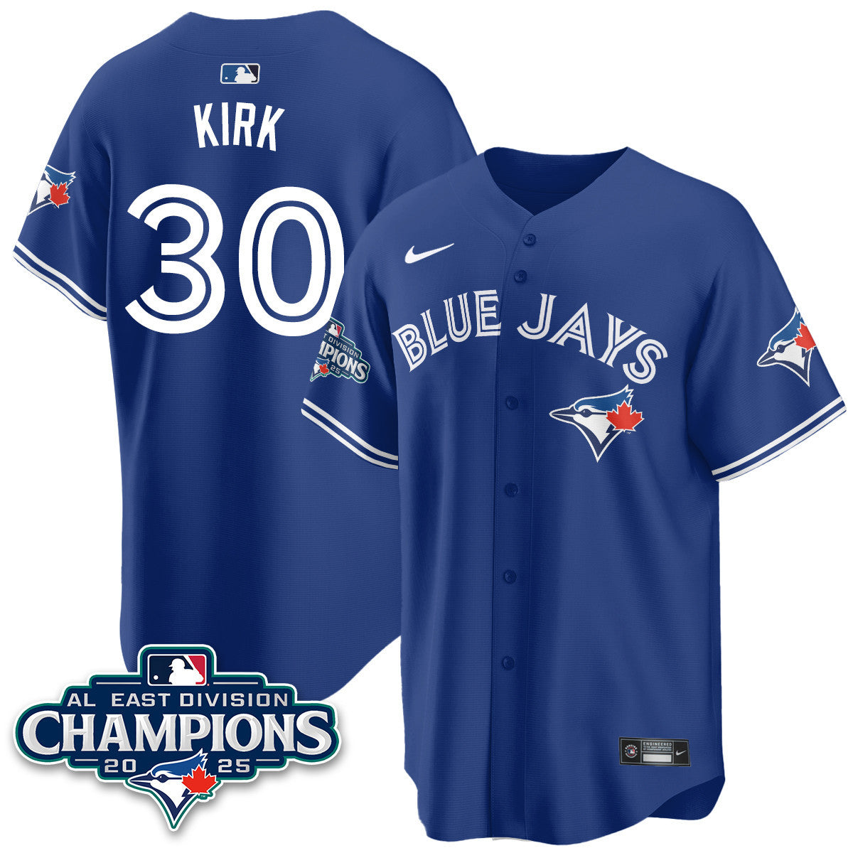 TOR AL East Division Champions Men Jersey - All Stitched