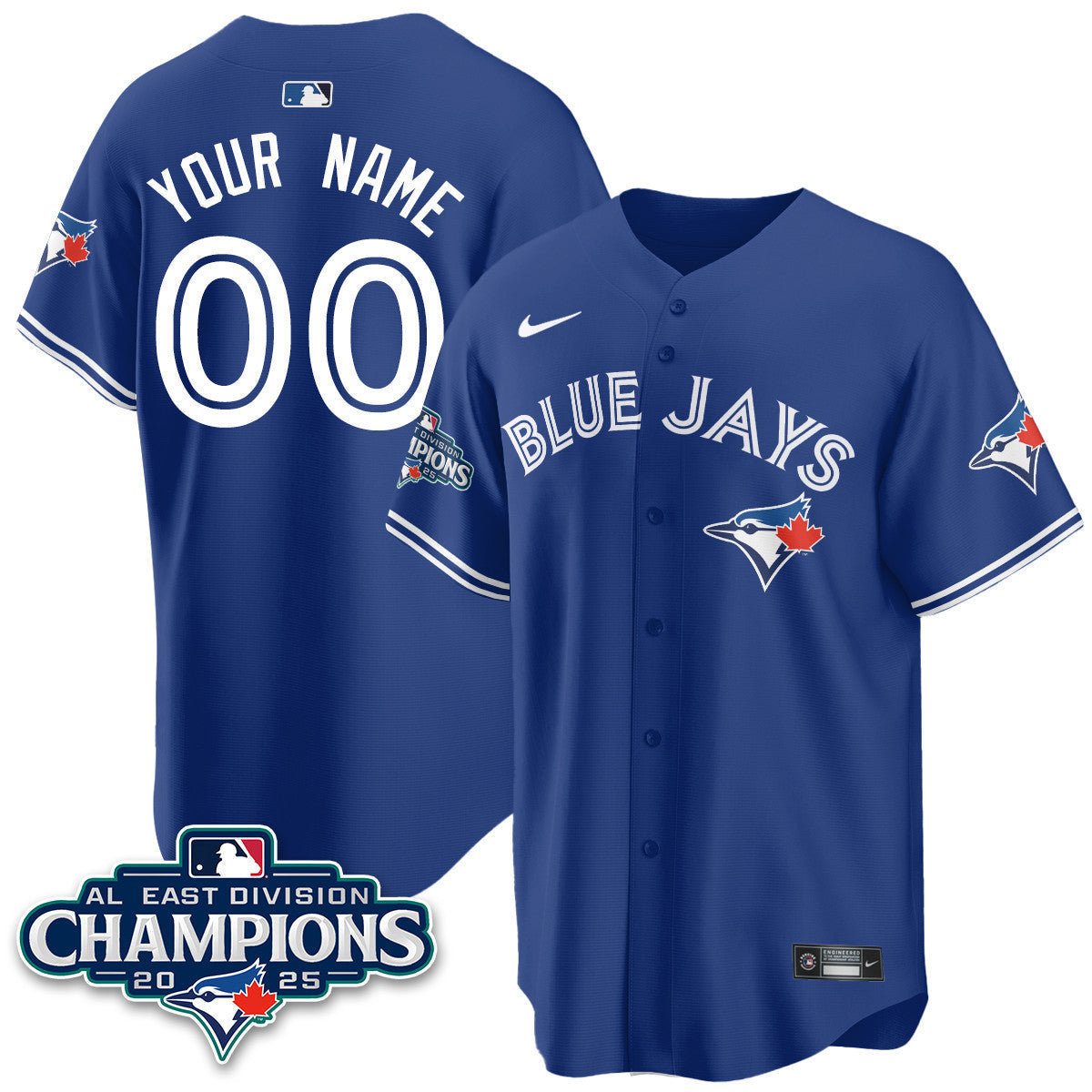 TOR AL East Division Champions Jersey - All Stitched