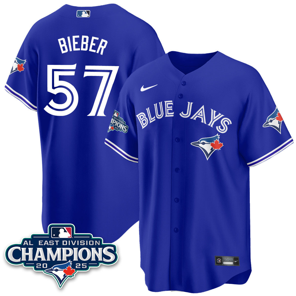 TOR AL East Division Champions Jersey - All Stitched