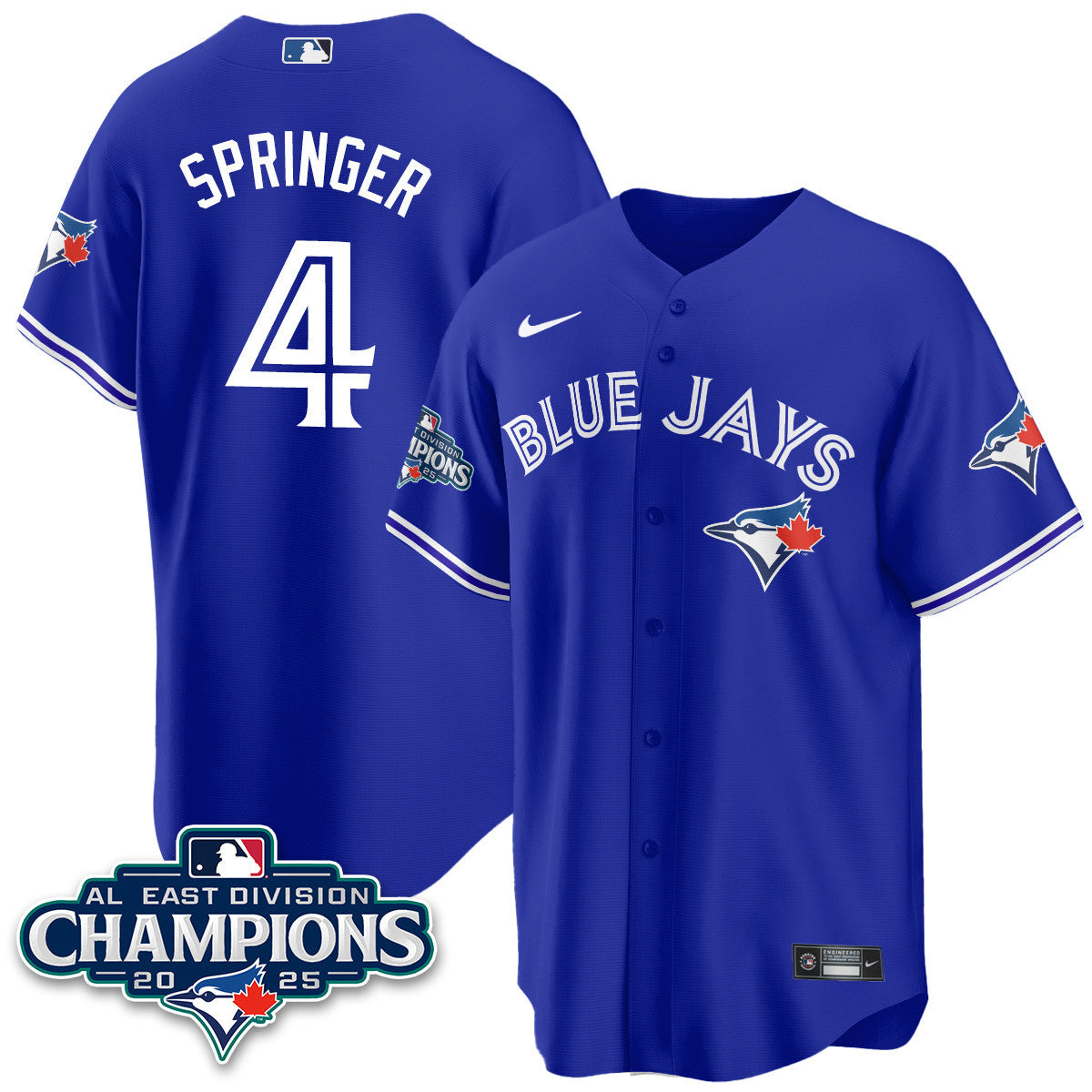 TOR AL East Division Champions Jersey - All Stitched
