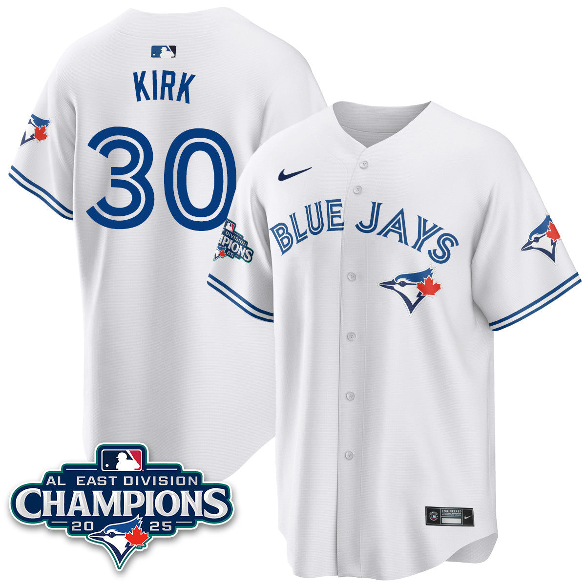 TOR AL East Division Champions Men Jersey - All Stitched