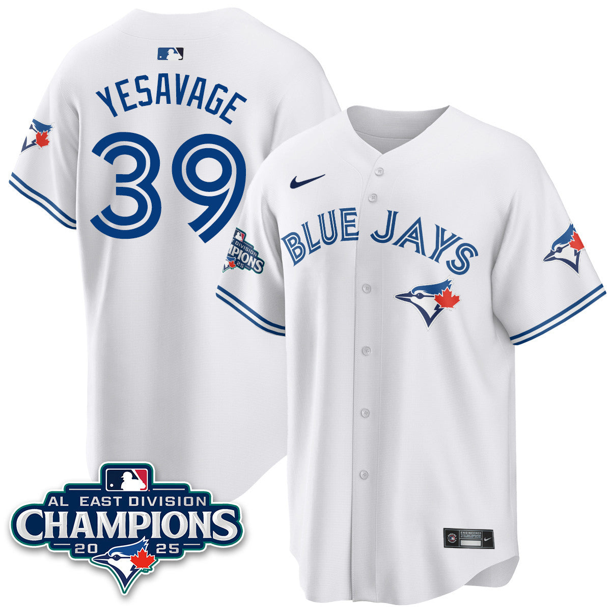 TOR AL East Division Champions Men Jersey - All Stitched