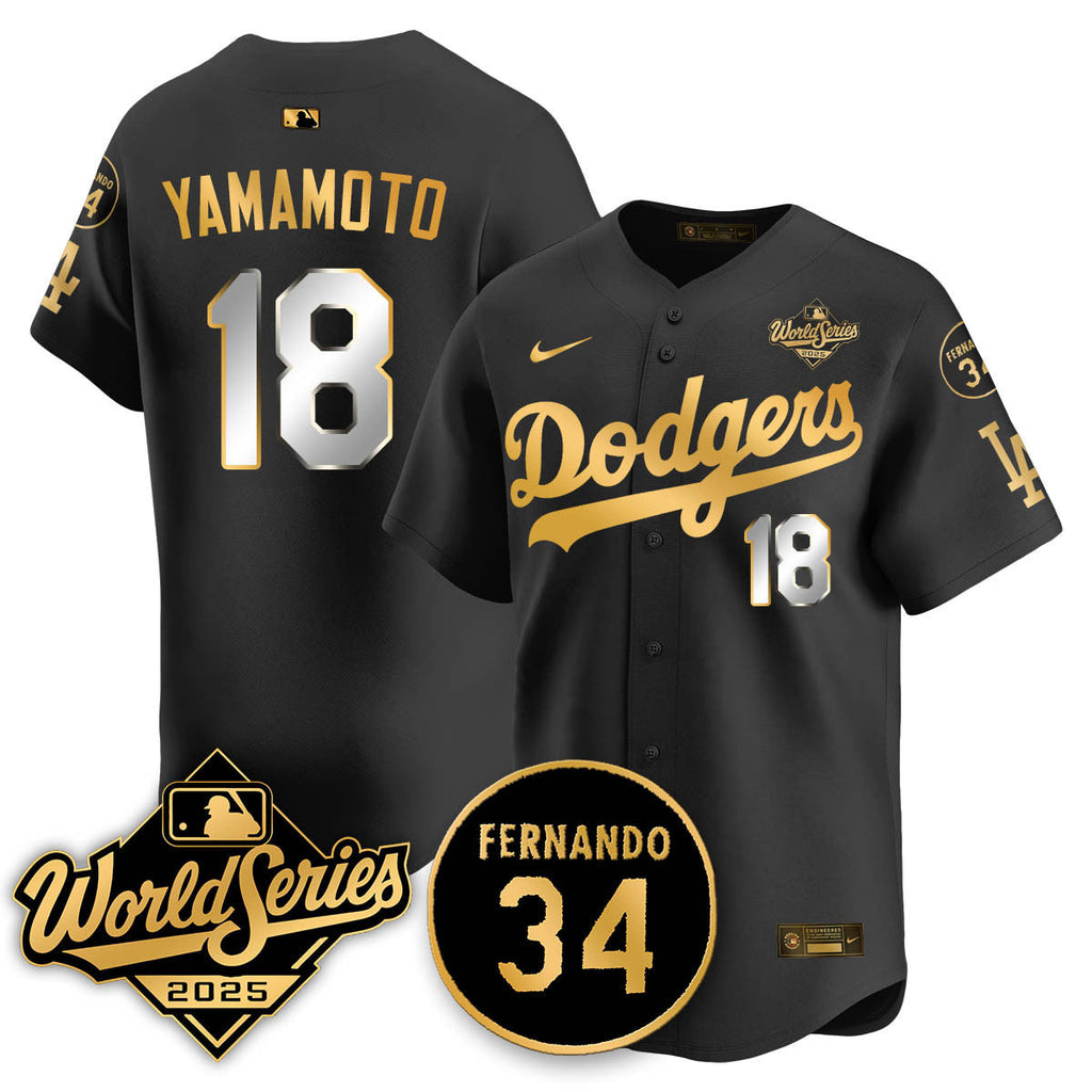 LAD 2025 World Series Champions Jersey N1 - All Stitched