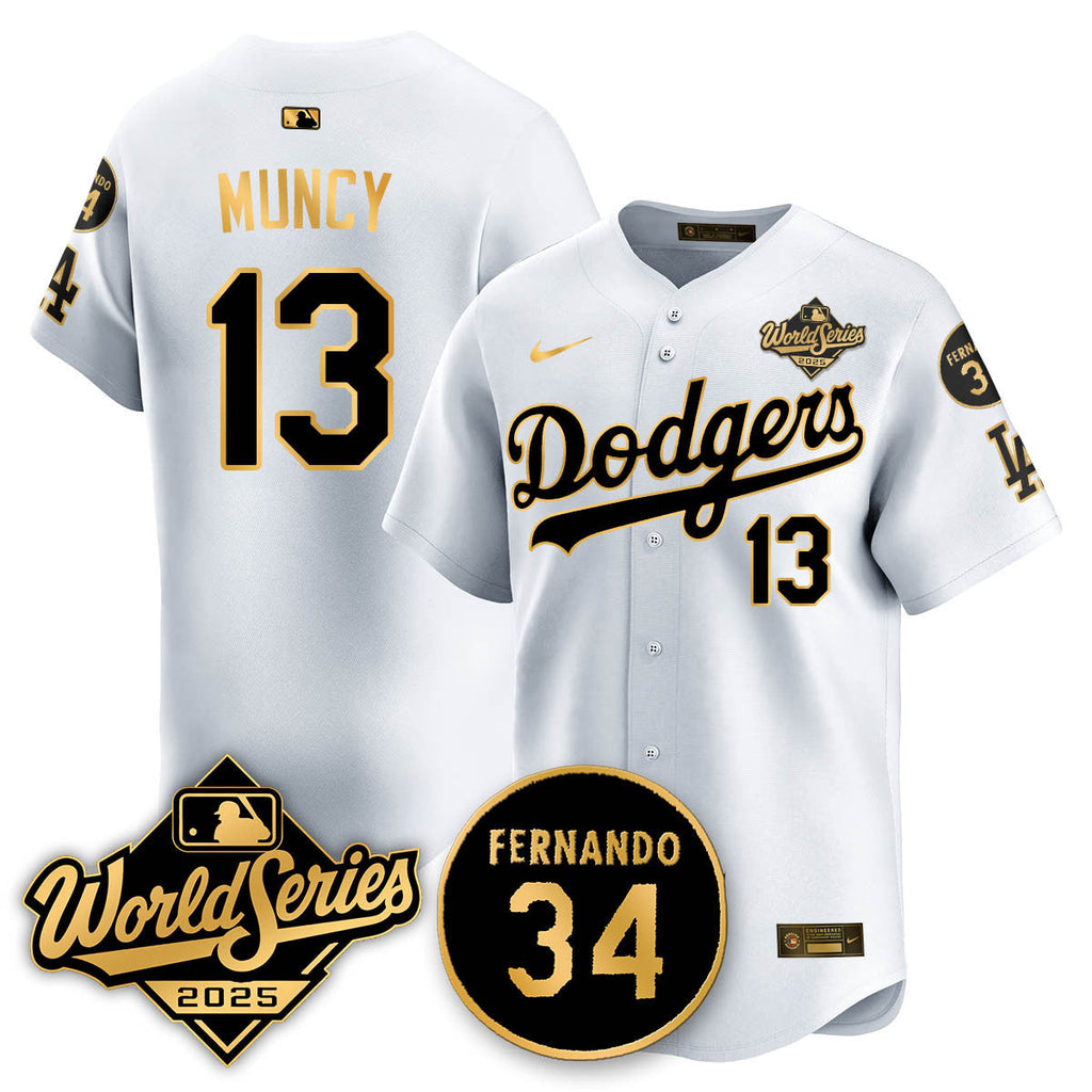LAD 2025 World Series Champions Jersey N1 - All Stitched