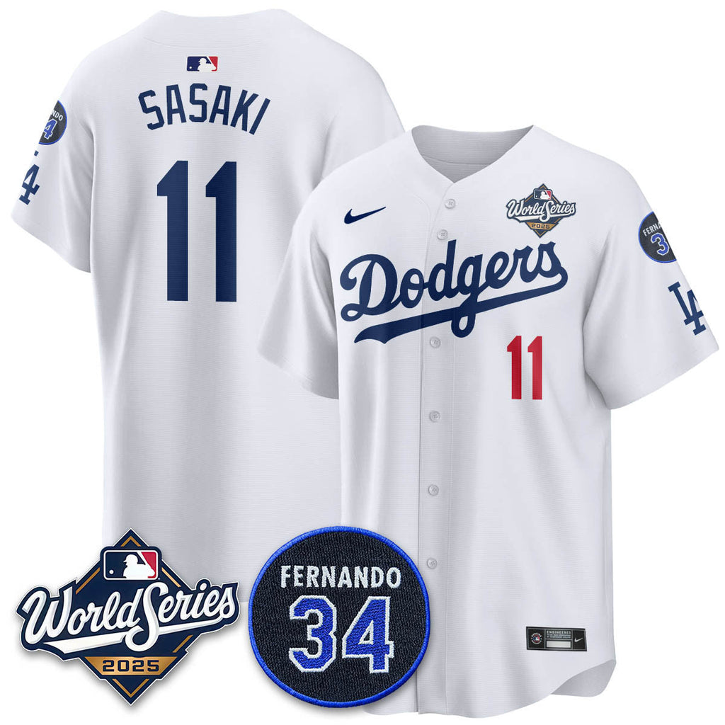 LAD 2025 World Series Champions Men Jersey N1 - All Stitched