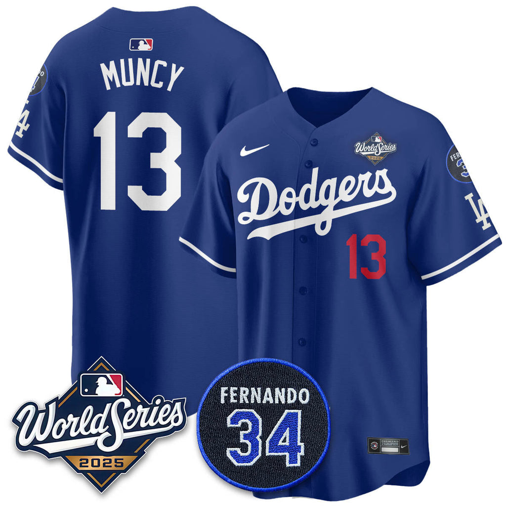 LAD 2025 World Series Champions Men Jersey N1 - All Stitched