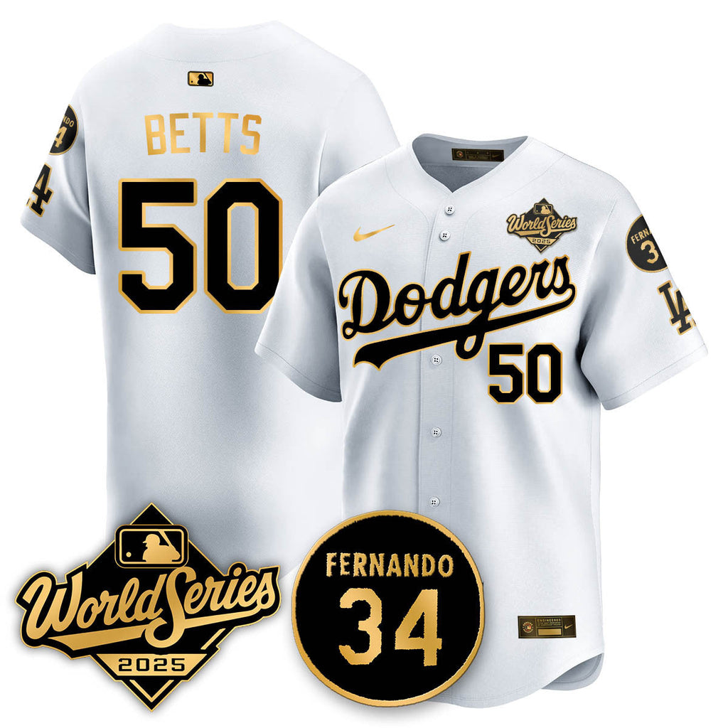 LAD 2025 World Series Champions Jersey N1 - All Stitched