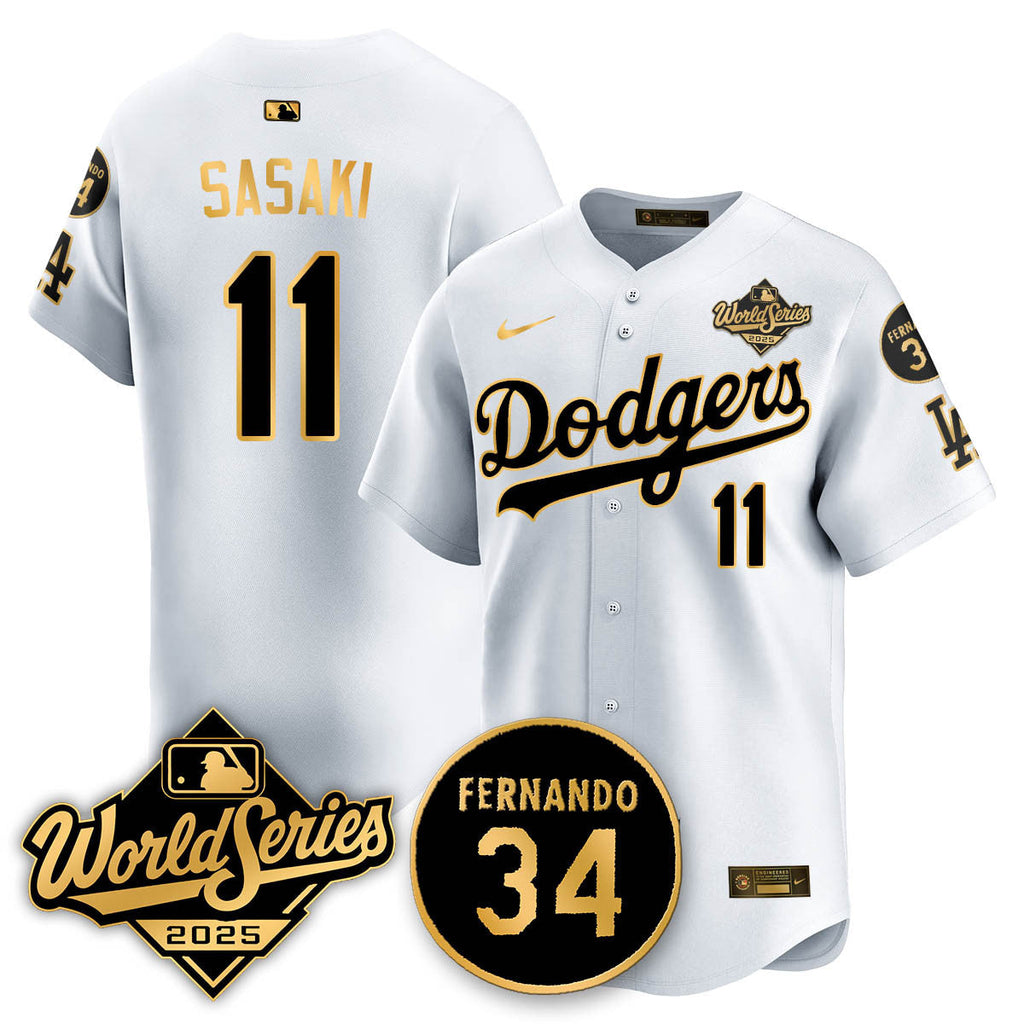 LAD 2025 World Series Champions Jersey N1 - All Stitched