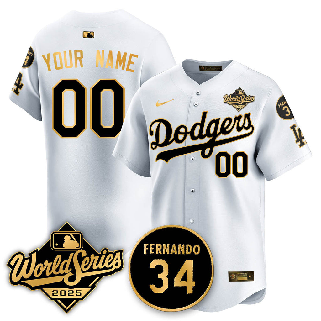 LAD 2025 World Series Champions Jersey N1 - All Stitched