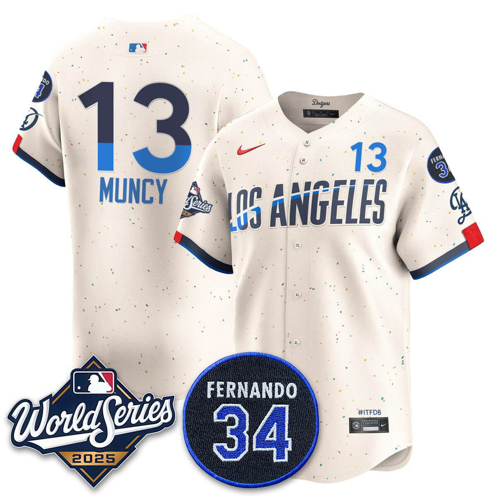 LAD 2025 World Series Champions Men Jersey N1 - All Stitched