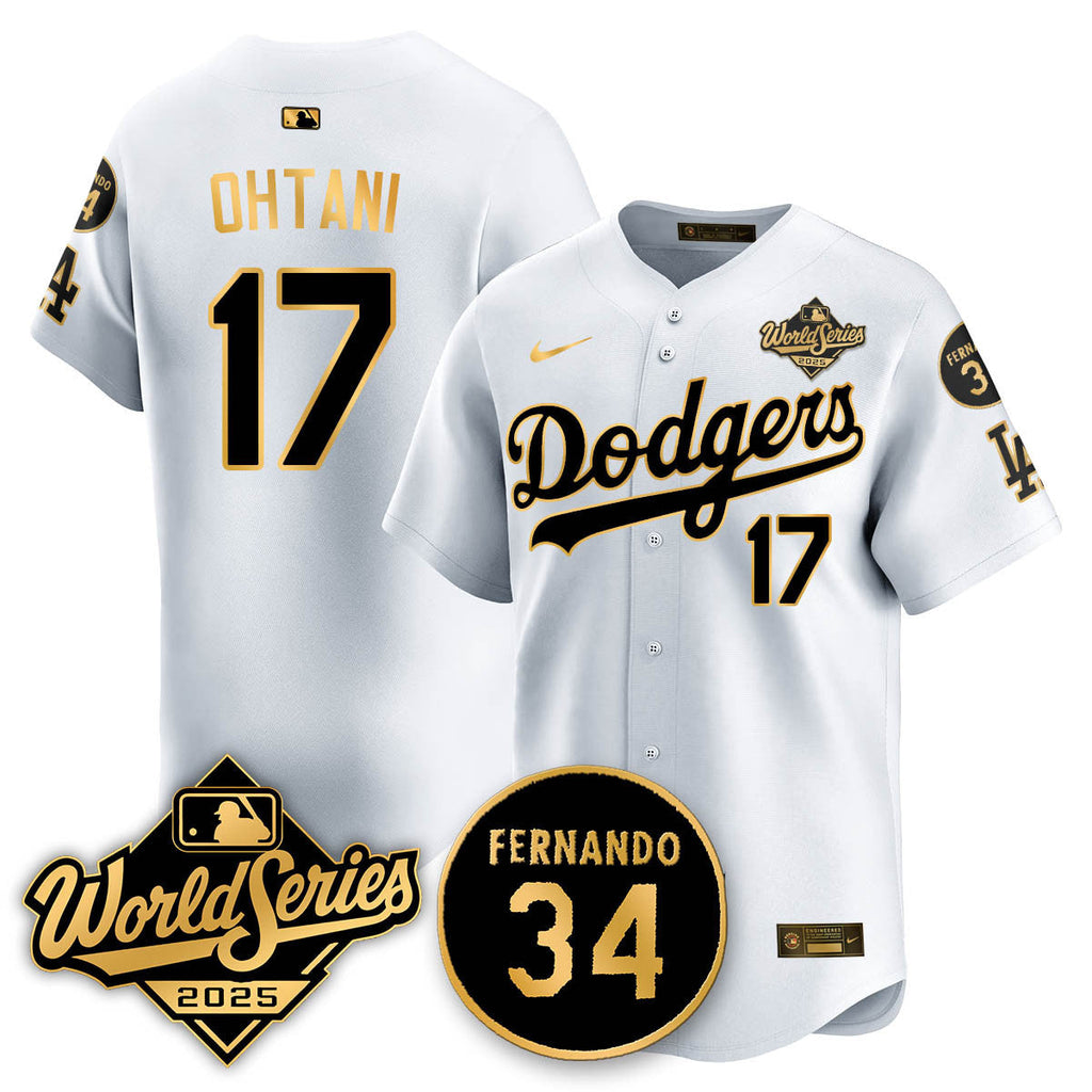 LAD 2025 World Series Champions Men Jersey N1 - All Stitched