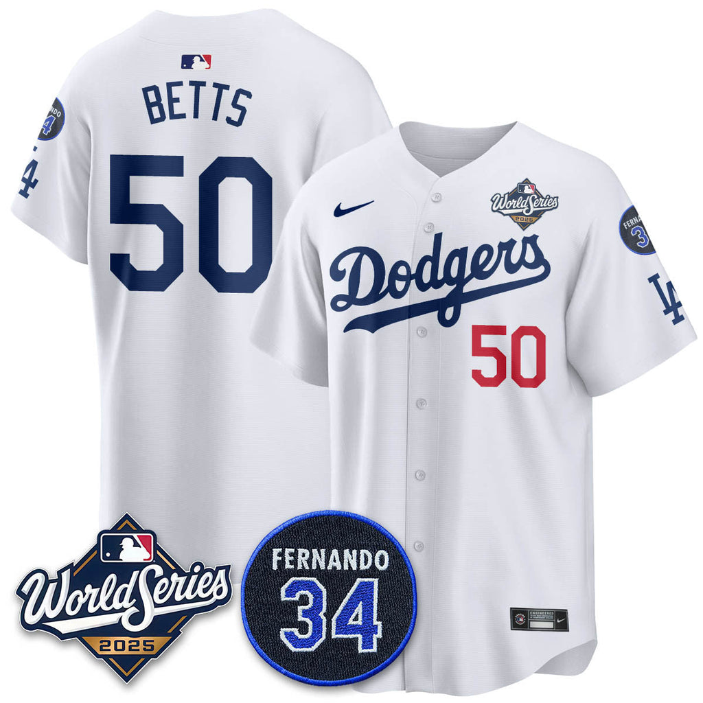 LAD 2025 World Series Champions Men Jersey N1 - All Stitched