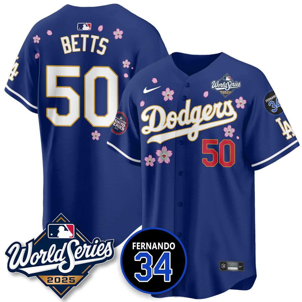 LAD Tokyo Series 2025 NL Champions Men Jersey - All Stitched