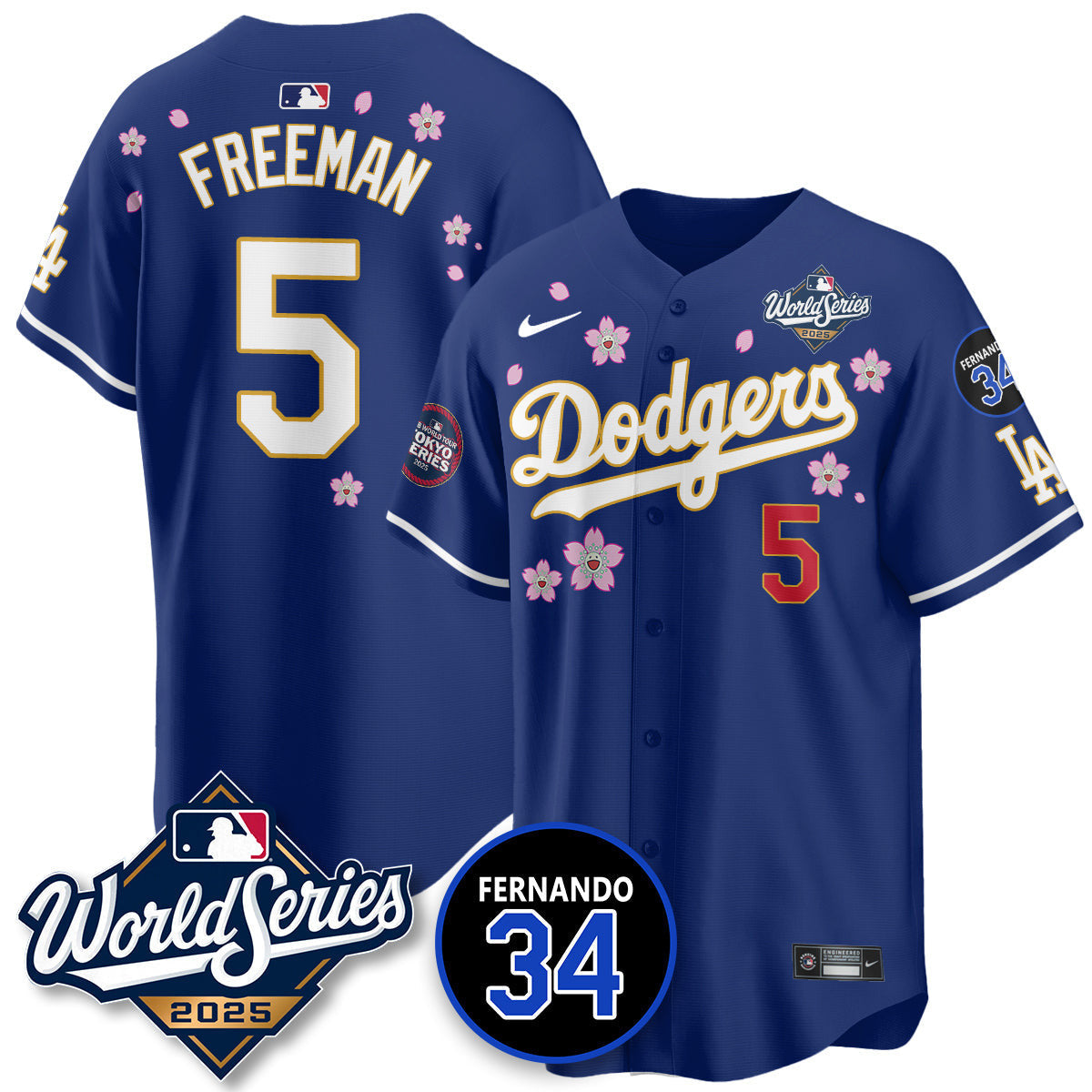 LAD Tokyo Series 2025 NL Champions Men Jersey - All Stitched