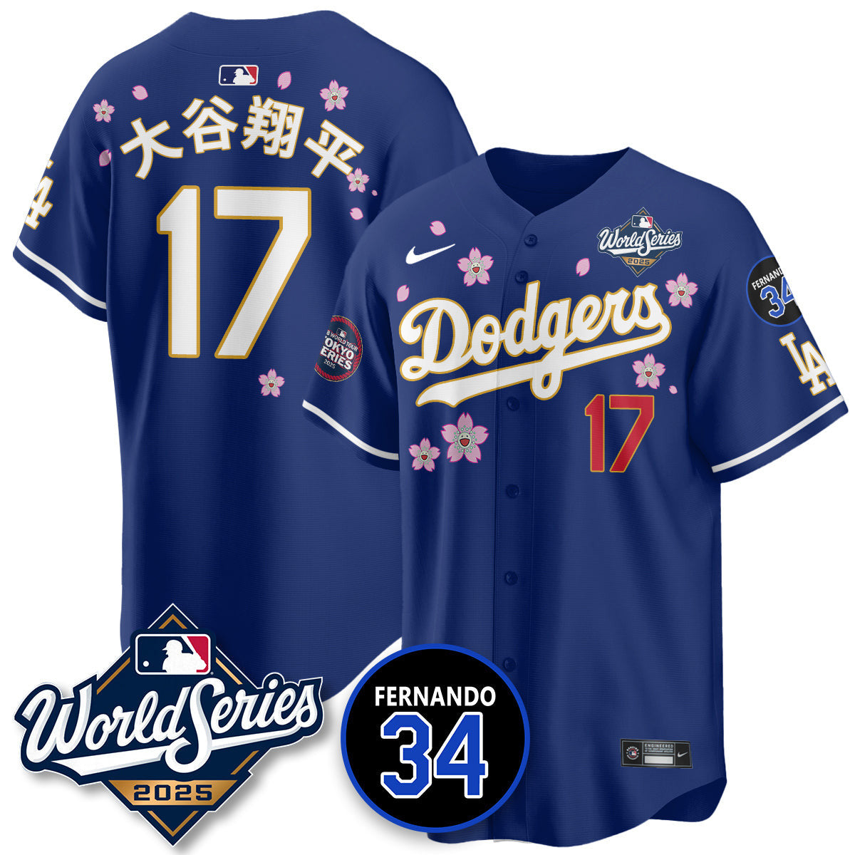 LAD Tokyo Series 2025 NL Champions Men Jersey - All Stitched
