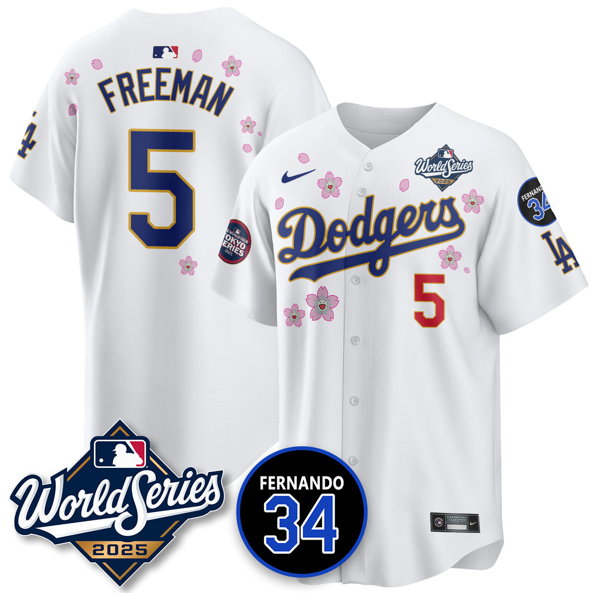LAD Tokyo Series 2025 NL Champions Men Jersey - All Stitched