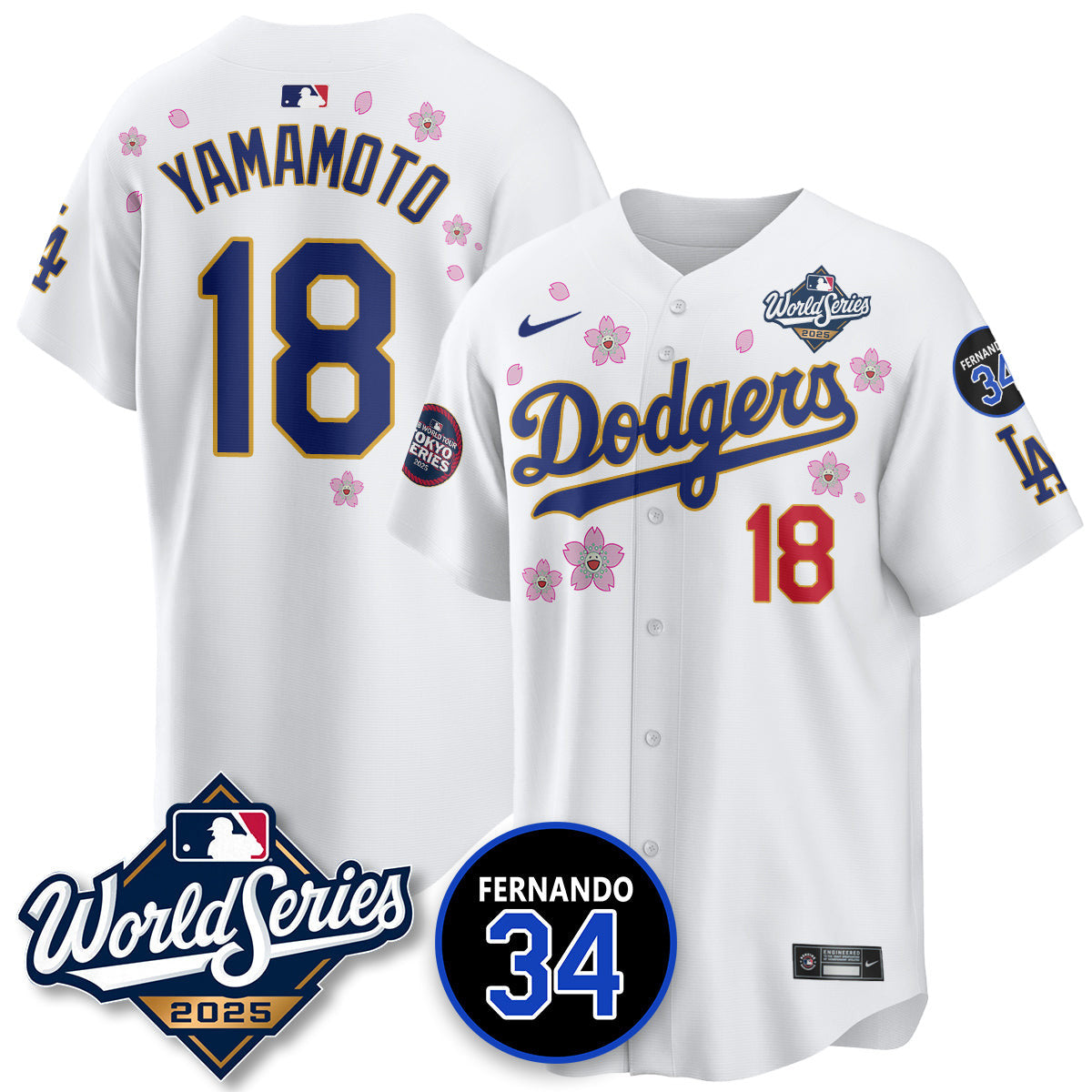 LAD Tokyo Series 2025 NL Champions Men Jersey - All Stitched
