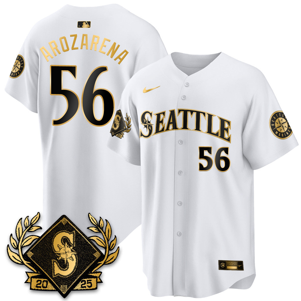 SEA 2025 Series Gold Men Jersey - All Stitched