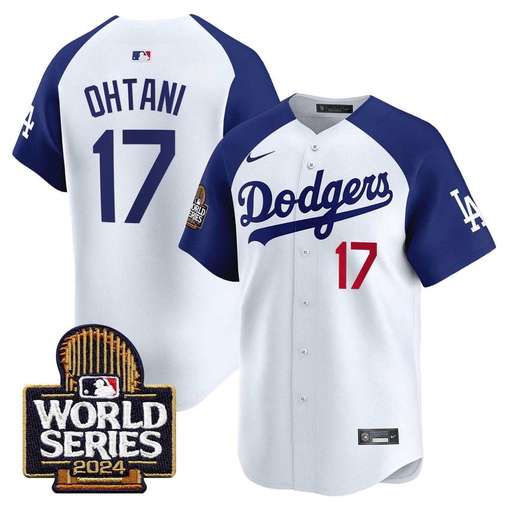 Men's Dodgers 2024 World Series Vapor Premier Limited Jersey - All Stitched