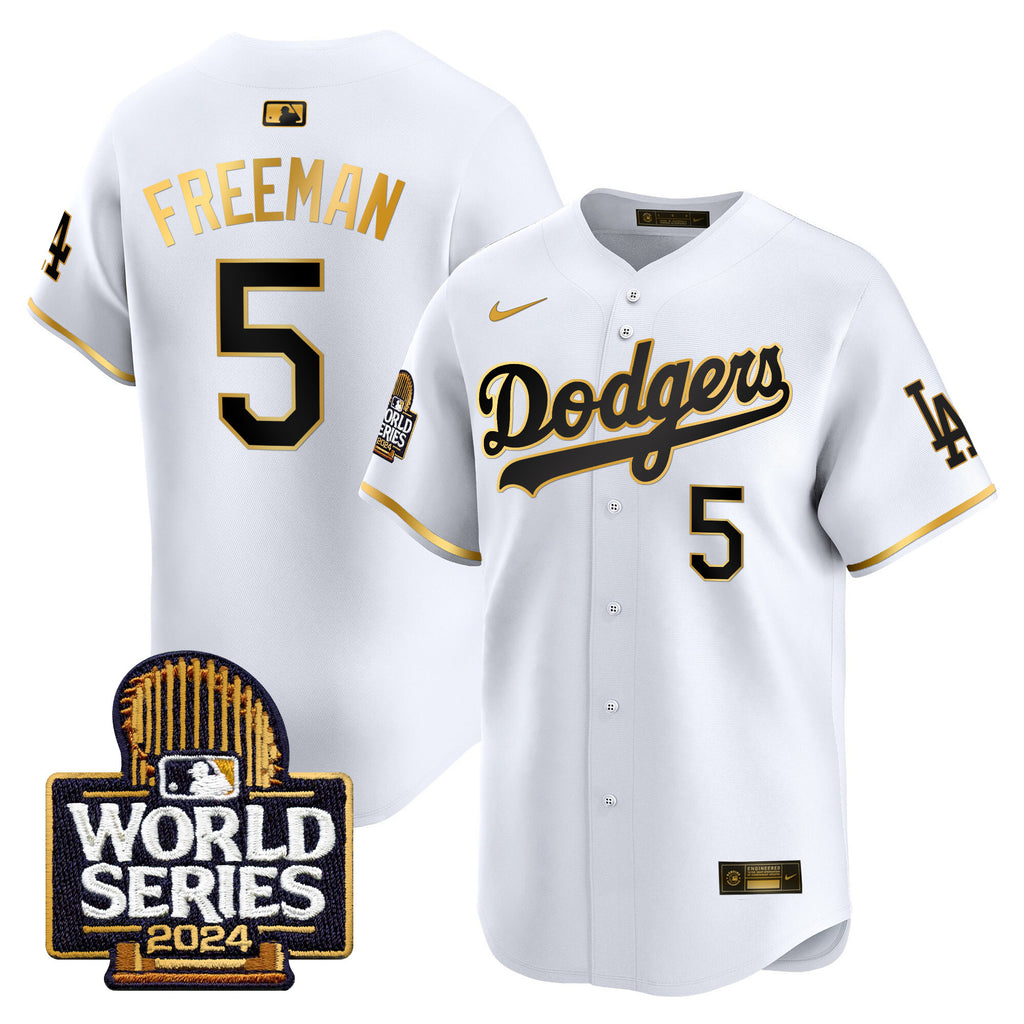 Men's Dodgers 2024 World Series Vapor Premier Limited Jersey - All Stitched