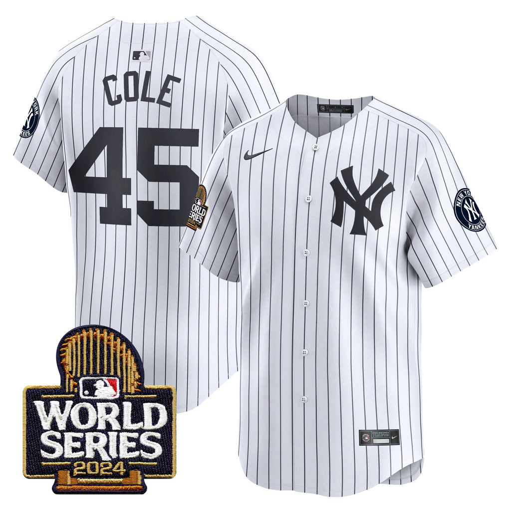 Men's Yankees 2024 World Series Vapor Premier Limited Jersey - All Stitched