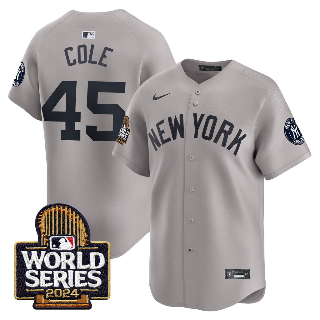 Men's Yankees 2024 World Series Vapor Premier Limited Jersey - All Stitched