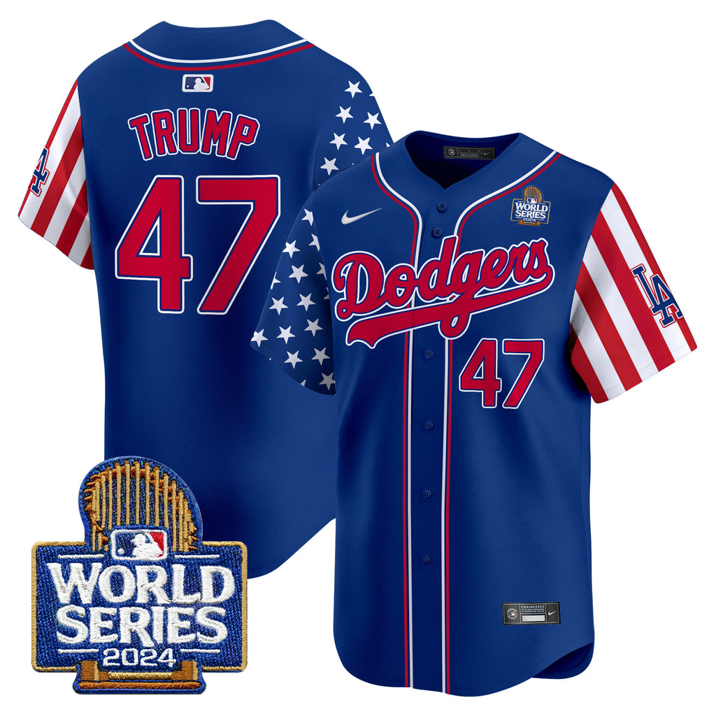 Men's Dodgers American Style 2024 World Series Vapor Premier Limited Jersey V2 - All Stitched